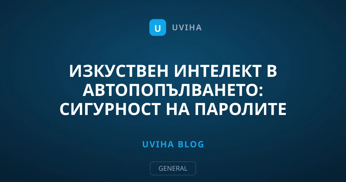 Изкуствен интелект в автопопълването: Сигурност на паролите